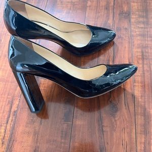 M. Gemi The Lustro Black Patent Heels
